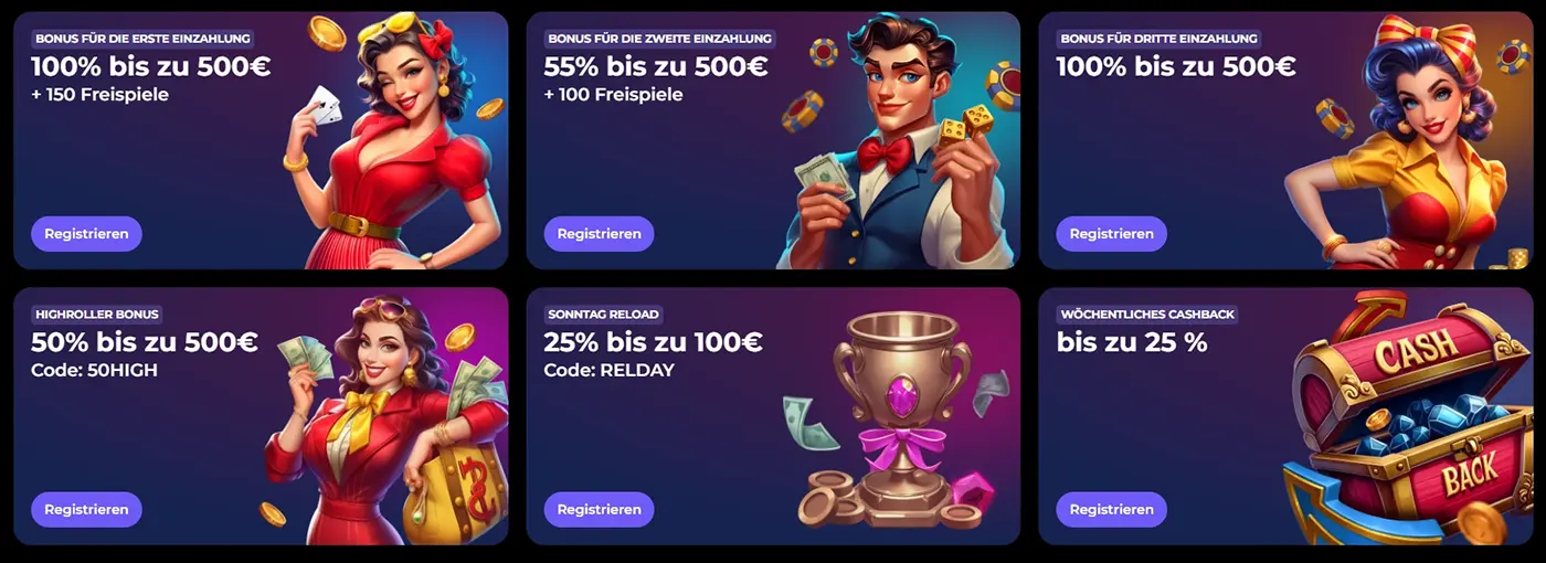 BettySpin Casino Promotionen